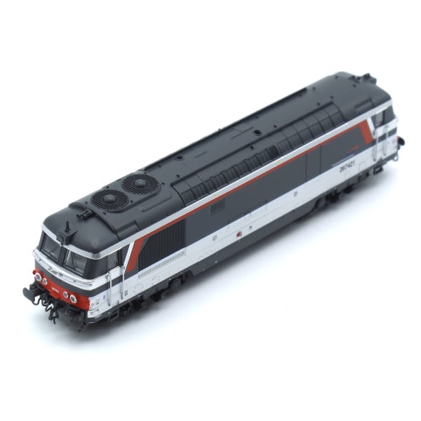 [N] : Locomotive diesel BB 67421 livrée “Multiservice”, Nevers, SNCF Ep. V-VI, DCC Sound - MIKADOTRAIN NW338S