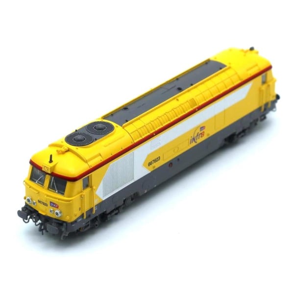 [N] : Locomotive diesel BB 67623 livrée “INFRA”, Nevers, SNCF Ep. VI, Analogique - MIKADOTRAIN NW339