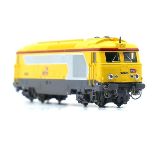 [N] : Locomotive diesel BB 67623 livrée “INFRA”, Nevers, SNCF Ep. VI, Analogique - MIKADOTRAIN NW339