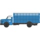 Véhicule [HO] : Camion BERLIET GLC 6, bétaillère bleu – CB113