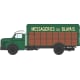 Véhicule [HO] : Camion BERLIET GLC 6, fourgon bois « MESSAGERIE DU BLAYAIS » – CB118