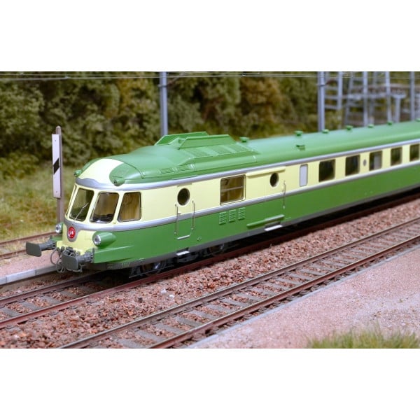 [HO] : Rame RGP 1 – X 2722, METZ, Verte, avec cuisine, Ep.III-IV - AC SOUND - MB277SAC