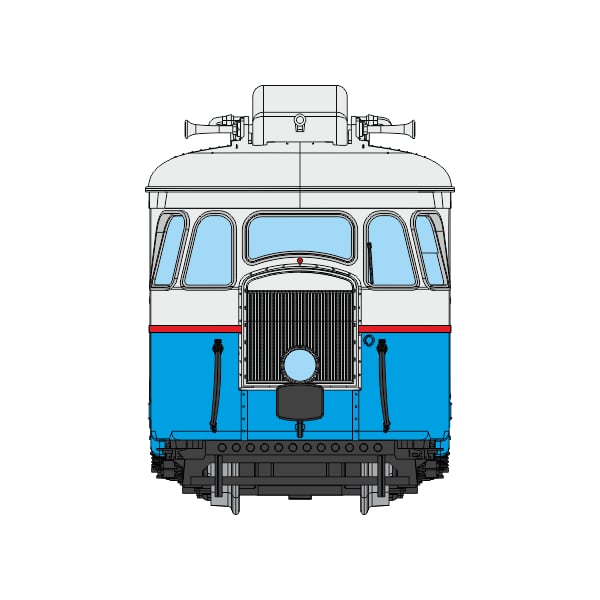 [HOe/HOm] : Autorail A80 D1 à caisse étroite des CF de Dordogne N°608, 1 phare, bleu/gris Perle, ANALOGIQUE, Ep.III - VM060