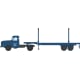 Véhicule [HO] : Camion Willeme tracteur + Remorque transport de Grumes « Ets ROBILLARD » – CB192