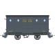 [HO] : Set de 3 wagons CDF train de secours (Couvert / Plat / Grue) Ep.III - REE VM063