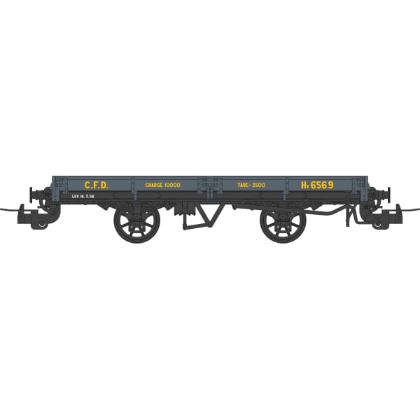 [HO] : Set de 3 wagons CDF train de secours (Couvert / Plat / Grue) Ep.III - REE VM063