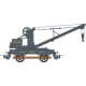 [HO] : Set de 3 wagons CDF train de secours (Couvert / Plat / Grue) Ep.III - REE VM063