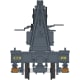 [HO] : Set de 3 wagons CDF train de secours (Couvert / Plat / Grue) Ep.III - REE VM063