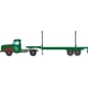 Véhicule [HO] : Camion Willeme tracteur + Remorque transport de Grumes « JULES GENDRE » – CB194