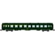 [N] : Voiture UIC A4B5 (mixte 1ère/2nde classe) Verte, Logo jaune encadré, Ep. IV – MIKADOTRAIN NW257
