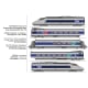 [HO] : TGV RENOV 1 Rame n°91 Suspensions pneumatiques SR10 livrée atlantique SNCF Ep. V-VI - DCC SOUND - TGV014S