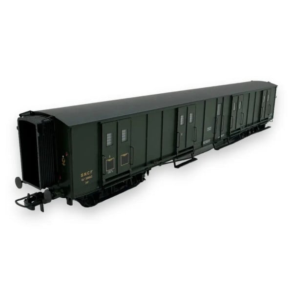 Fourgon à Bogie Ep.III SNCF Vert 306 Vert Petits Marchepieds