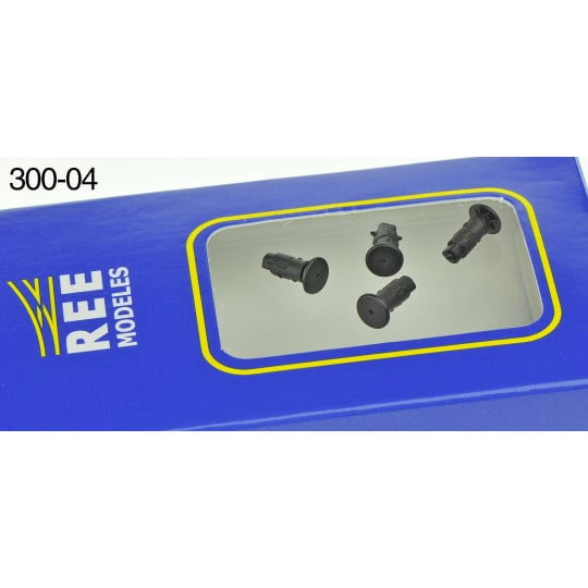 [HO] : Set de 4 tampons à ressort pour wagon OCEM – XB30004