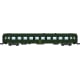 [N] : Coffret de 2 voitures UIC A4B5 et B10 Vertes, Logo jaune encadré, Ep. IV – MIKADOTRAIN NW258