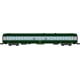 [N] : Coffret de 2 voitures UIC A4B5 et B10 Verte/Alu, Logo jaune encadré, Ep. IV – MIKADOTRAIN NW260