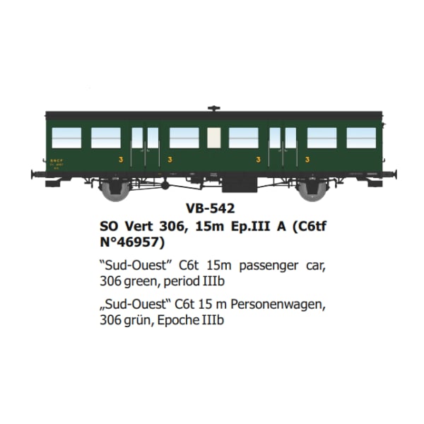 [HO] : SO Vert 306, 15m Ep.III A - VB542