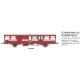[HO] : Voiture SO Rouge-bordeaux, 15m, marquage VBE, Ep.IV - VB552