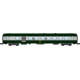[N] : Coffret de 2 voitures UIC A4B5 et B5D Vertes/Alu, Logo jaune encadré, Ep. IV – MIKADOTRAIN NW261