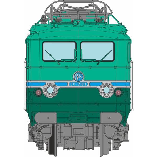 [HO] Locomotive électrique CC 7103 Avignon, DC - JM006