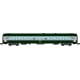 [N] : Coffret de 2 voitures UIC A4B5 et B10 Verte/Gris béton, Logo blanc encadré, Ep. V – MIKADOTRAIN NW263