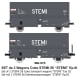 [HO] : SET de 2 Wagons Coke STEMI 56 “STEMI” Ep.III - WB973