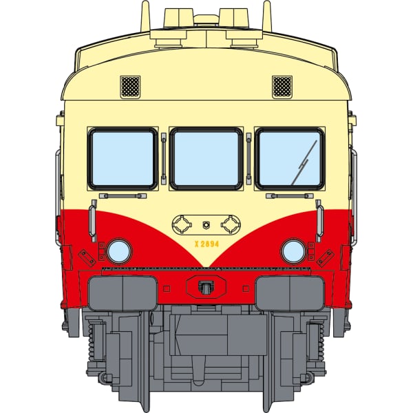 [N] : Autorail X-2894, Saint-Etienne 2ème Classe, SNCF, Ep. III-IV, DCC Sound - MIKADOTRAIN NW247S