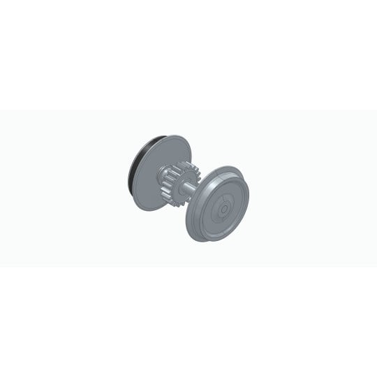 [HO] : Essieu AC + bandages - BB67400