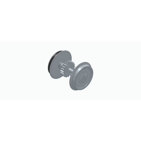 [HO] : Essieu AC + bandages - BB67400