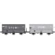 Set de 2 COKE MH45 3E, ‘STEMI’ Gris foncé et Gris clair Ep.I