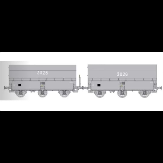 Set de 2 COKE MH45 3E, ‘HBL’ Gris clair Ep.IV-V