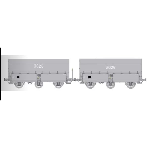 Set de 2 COKE MH45 3E, ‘HBL’ Gris clair Ep.IV-V
