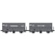 Set de 2 COKE MH45 3E, ‘MONTENAY’ + ‘GARE DES MINES’ Gris f
