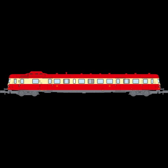 [N] : Autorail X-2812, Metz Rouge 2ème Classe, SNCF, Ep. IV, DCC Sound - MIKADOTRAIN NW249S