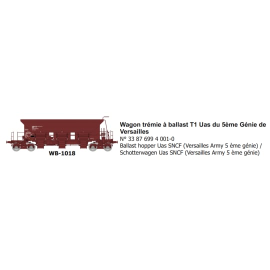 [HO] : TREMIE BALLAST du 5ème Génie de Versailles - WB1018