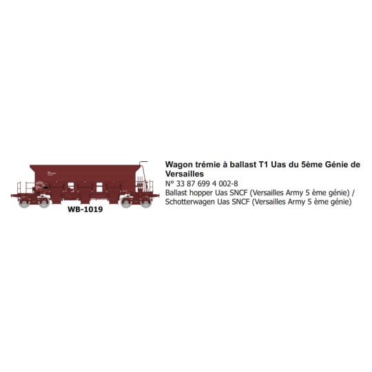 [HO] : TREMIE BALLAST du 5ème Génie de Versailles - WB1019