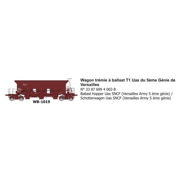 [HO] : TREMIE BALLAST du 5ème Génie de Versailles - WB1019