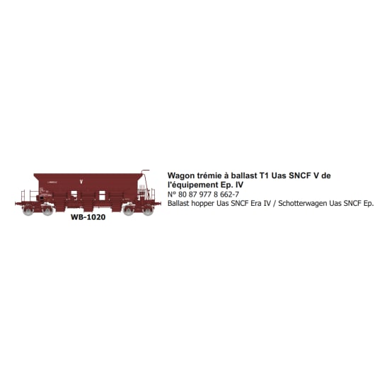 [HO] : TREMIE BALLAST Ep.IV L'arbresles - WB1020