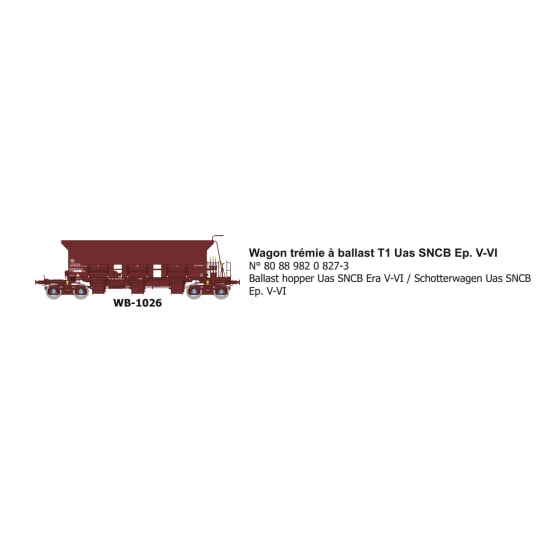[HO] : TREMIE BALLAST SNCB - WB1026