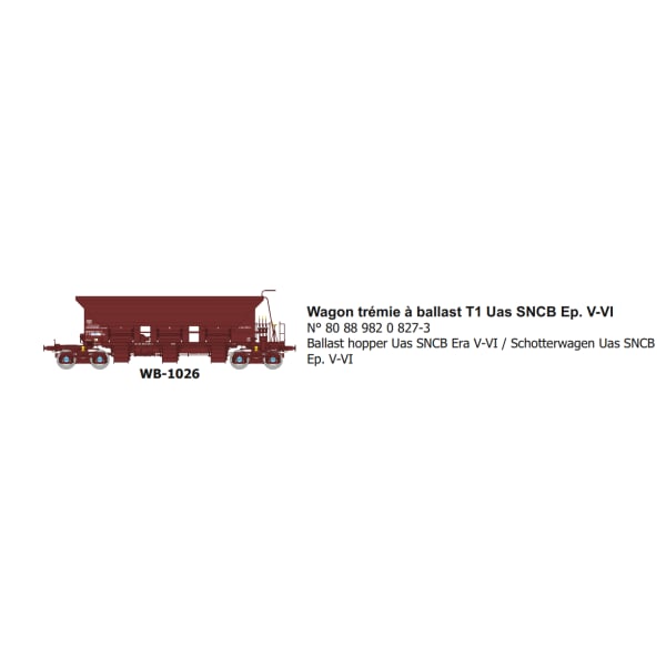 [HO] : TREMIE BALLAST SNCB - WB1026