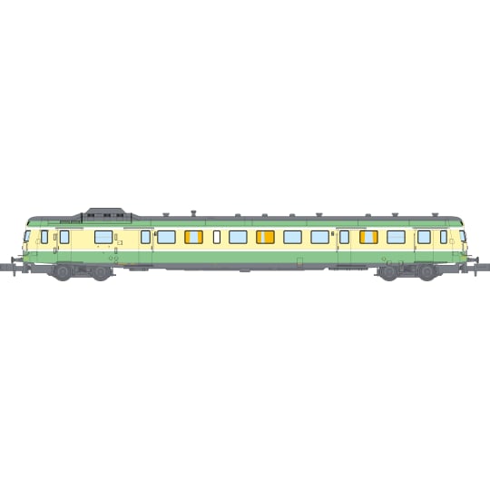 [N] : Autorail X-2899, Lyon-Vaise Vert 1ère/2ème Classe, SNCF, Ep. IV, ANALOGIQUE - MIKADOTRAIN NW250