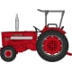 Véhicule [HO] : Tracteur Mc-Cormick INTERNATIONAL HI 624 avec arceau de sécurité – CB178