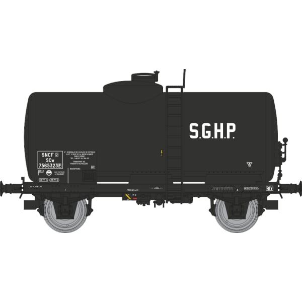 [HO] : Wagon citerne pétrole SGHP, SNCF, Ep. III - WB867