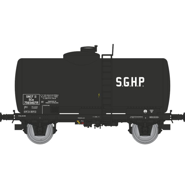 [HO] : Coffret de 2 wagons citernes pétrole SGHP, SNCF, Ep. III - WB868