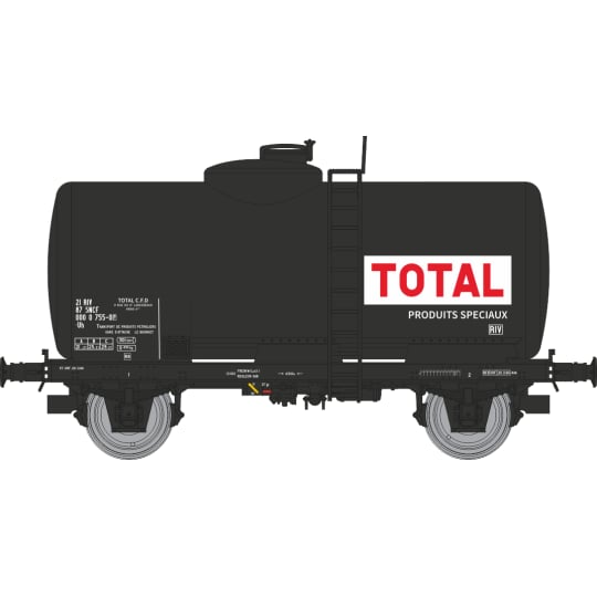 [HO] : Wagon citerne pétrole TOTAL, SNCF, Ep. IV – WB871