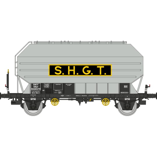 [HO] : Wagon céréalier FRANGECO « S.H.G.T » SNCF, Ep. III – WB895