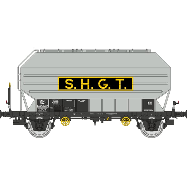 [HO] : Wagon céréalier FRANGECO « S.H.G.T » SNCF, Ep. III – WB895