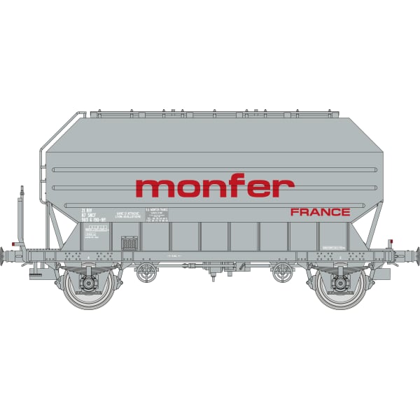 [HO] : Wagon céréalier FRANGECO « MONFER » SNCF, Ep. IV-V – WB897