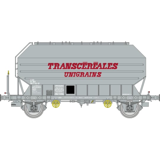 [HO] : Wagon céréalier FRANGECO « UNIGRAINS » SNCF, Ep. IV-V – WB898