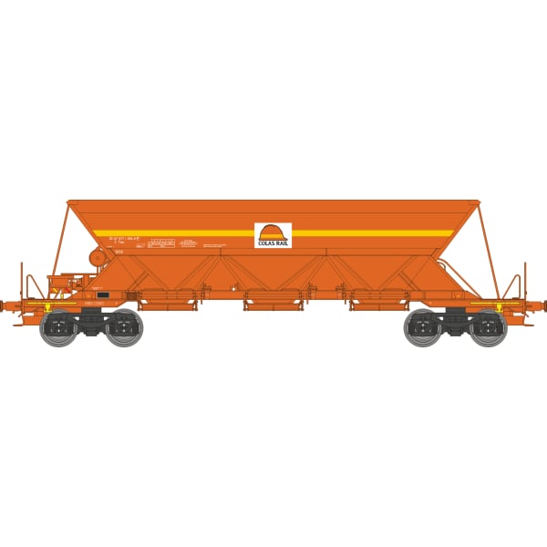 [HO] : Coffret de 3 wagons trémies EX Type 1 « COLAS RAIL », Ep. VI – WBCOLAS1