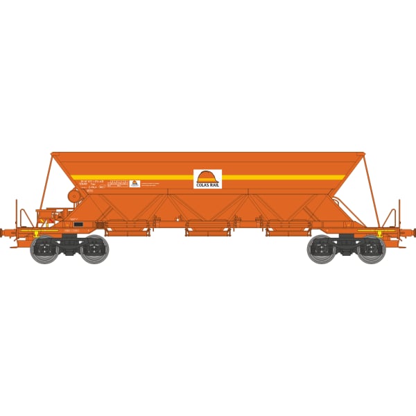 [HO] : Coffret de 3 wagons trémies EX Type 1 « COLAS RAIL », Ep. VI – WBCOLAS1